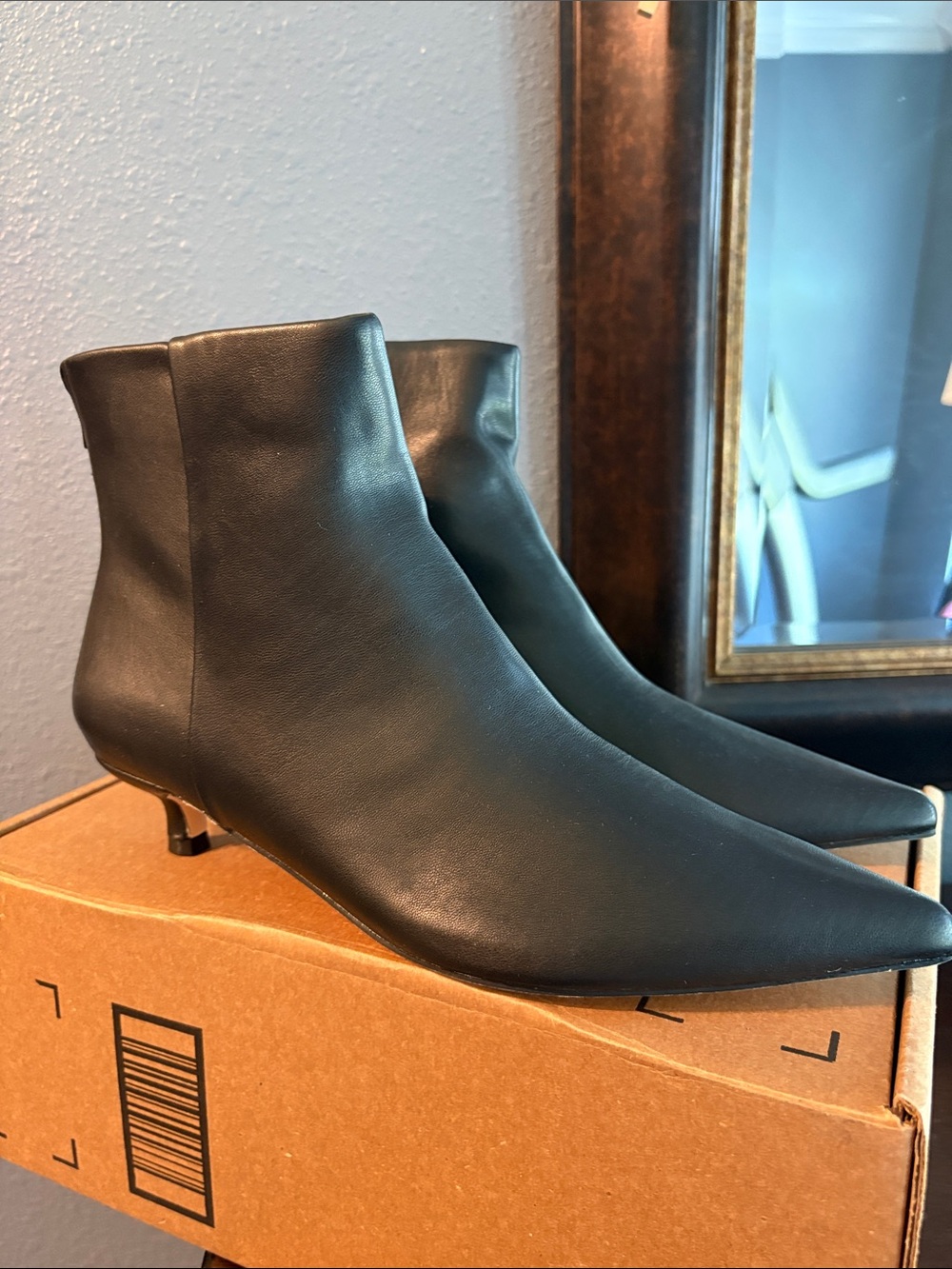 Cushionaire | Barbie Ankle Booties | Pointed Kitten-Heel - Picture 7 of 16